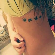 Bird Tattoo On Ribs Small Rib Cage Birds Tattoo For Girls Rib Tattoo Bird Tattoo Ribs Tattoos