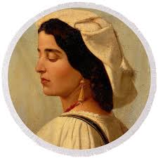 Portrait of a Roman Woman Bath Towel