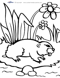 More than 5.000 printable coloring sheets. Printable Groundhog Coloring Page 6 Coolest Free Printables