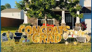 Graduation yard signs and banners. Greensboro Mom And Daughter Make Graduation Yard Signs Wfmynews2 Com