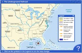 Interactive Map And Activities For The Underground Railroad World History Teaching Underground Railroad Underground Railroad Activities