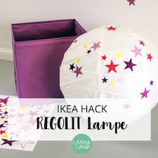 Hier Findet Ihr Tolle Ikea Hacks Rund Um Die Ikea Regolit Lampe Schone Kreative Ideen Um Die Lampe Zu Bekleben Zu Bemalen Und S Ikea Hack Ikea Kid Room Style