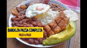 Directamente desde brasil, aprende a cocinar escondidinho de camarones. Bandeja Paisa Receta Colombiana Youtube