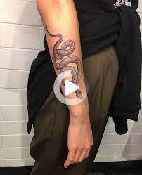 20 Simple Snake Tattoo Ideas Petpress Tattoos Forearm Tattoo Women Snake Tattoo
