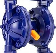 Air-Operated Double Diaphragm Pump 1/2 inch Inlet & Outlet Low Viscosity  Petroleum Fluids Cast Iron for Chemical Industrial Use