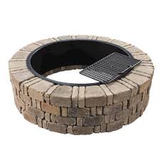 Ashwell Fire Pit Kit At Menards Fire Pit Kit Fire Pit Stone Fire Pit Kit