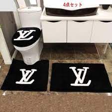 ルイヴィトンブランド マット トイレ浴室マット絨毯 ルイヴィトン トイレマット フタカバー 便座カバー ルイヴィトン 浴室 便器蓋カバーlvブランドカーベットふわふわ 洗浄暖房型4点セット louis vuitton handbags louise vuitton louis vuitton bag