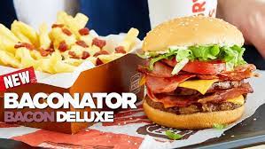 Aussie Style Bacon Burgers Baconator Bacon Deluxe Burger