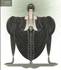 Clean line tattoo work oozytattoo. Romain De Tirtoff Art Deco Painter Art Deco Artists Erte Art Erte Illustration