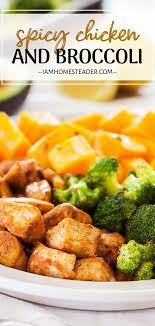Spicy Chicken And Broccoli Recipe Spicy Chicken Easy Homemade Recipes White Rice Recipes