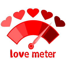 Red love meter vector 2526136 Vector Art at Vecteezy