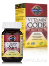 Garden of life vitamin code kids whole food multivitamin cherry berry 60 bears. Vitamin Code Healthy Blood 60 Vegan Capsules Garden Of Life Pureformulas