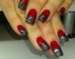 red black silver nail designs red ombre nails red wedding nails silver nail designs