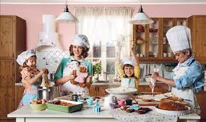 Rod Hunt Illustrates 10 Ikea Families Their Homes For Russian Campaign Ikea Family Kitchen Projects Design Ikea