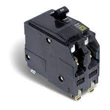I estimated the wire gauge to be #8 copper. Schneider Electric Square D Double Pole 50 Amp Qo Plug On Circuit Breaker The Home Depot Canada