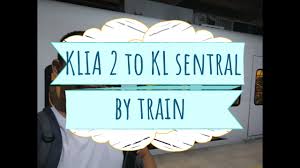 Vlog4 cara naik bus dari klia2 ke kl sentral, kuala lumpur. Klia 2 To Kl Sentral By Train Klia Express Youtube
