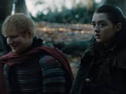 And i know there were plenty of people last night rooting for arya to stick ed sheeran, but that seems a bit extreme to me. Game Of Thrones Ed Sheeran Scene Was Important For Arya