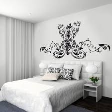 Modern Bett Wand Aufkleber Nachttisch Idee Wandbilder Schlafzimmer Coole Wande Ankleidezimmer Planen