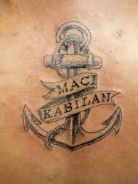 Maybe you would like to learn more about one of these? Tattoo Uploaded By Tattoo Hub Malaysia Anchor With His Own Name 950941 Tattoodo