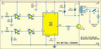 It does this by turning on and off a water pump depending on the status of the sensors. Simple Automatic Water Level Controller Full Circuit With Explanation