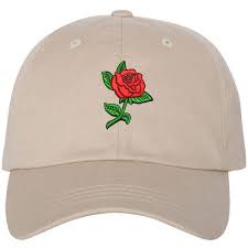 Red Rose Stem Dad Hat Embroidered Rose Baseball Cap Red Rose Dad Hat 16 Liked On Polyvore Featuring Accessories Ha Dad Hats Rose Hat Embroidered Caps