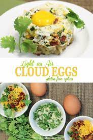 Light As Air Cloud Eggs With Bacon Recipe Diet Breakfast Recipes Brunch Recipes Healthy Food Trends