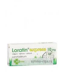 Loratin tablet contains 10 mg. Loratin Express 10 Tabletes