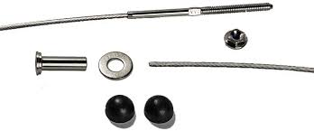 Cable railing, or cable railing systems, offer an alternative to traditional wood or metal stairway railing, in that they use cable rail wire tension for stability, instead of traditional newel posts and balusters. Vistaview Cabletec Fast And Easy Stainless Steel Cable Railing Installation Kit For Residential Metal Posts 1 8 Inch Cable 35 Feet With Black End Caps Amazon Com