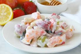 Added veggies redefine the common standard of fruit salad. follow our easy equation and build endless combinations. Creamy Yogurt Fruit Salad The Bitter Side Of Sweet