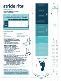 Stride Rite Sizing Chart Childhood Toddler Shoe Size