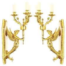 Wall candle sconces are those tarnished brass things that have hung in your grandma's living room for centuries. Casa Padrino Baroque Wall Candle Holder Set Gold 20 X 20 X H 50 Cm Baroque Decoration Accessories