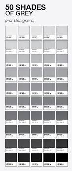 50 Shades Of Grey For Designers By Pantone Grey Colour