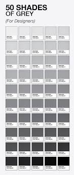 50 shades of grey for designers by pantone grey colour