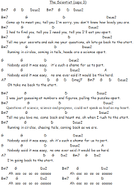 Apr 16, 2019 · guitar com. The Scientist Ukulele Chords Songs Ukelele Songs Lyrics And Chords