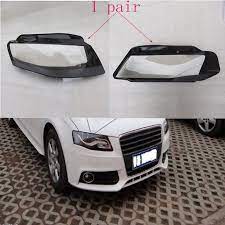 Audi A4 B8 2009 2012 Shade Headlight Transparent Glass Headlight Plastic Cover Best Price Oempartscar Com Audi A4 Audi Headlights