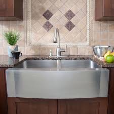 pretty stainless steel farmhouse sink