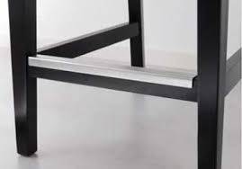 Bar stool, counter stool, foot rail cover with screws, english antique brass finish on stainless steel, 14 length, stool not included. Bar Stool Foot Rail Protectors