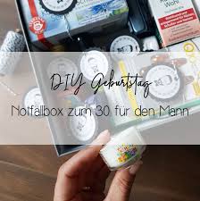 Box Zum 30 Geburtstag Fur Den Reifen Mann 30 Geburtstag Mann Geschenke Zum 30 Diy Geschenk 30 Geburtstag