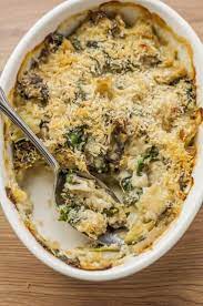 Easy Vegetarian Dinner Recipe Cheesy Spinach Vegetable Bake Recipe Vegetarian Recipes Easy Dinner Easy Vegetarian Dinner Baked Vegetables