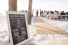 Bright And Airy Blush White Destination Florida Wedding Hilton Clearwater Beach Wedding Beach Ceremony Hotel Wedding Venues Florida Wedding