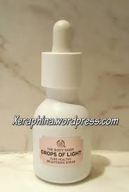 The body shop drops of light serum review. Review The Body Shop Drops Of Light Pure Healthy Brightening Serum Xeraphina S Blog