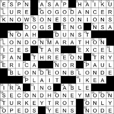 1021 19 Ny Times Crossword 21 Oct 19 Monday Nyxcrossword Com