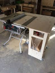 Table Saw Station Mesa De Trabajo Madera Carpinteria Y Ebanisteria Diseno De Taller De Carpinteria