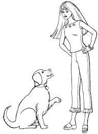 On our website you will find over 300 barbie coloring pages. Pin By Only Coloring Pages On All Coloring Pages Puppy Coloring Pages Barbie Coloring Dog Coloring Page