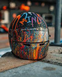 Using high technology components, the shell, the interior and the visor are made with similar materials as the real racing helmets. Lando Norris Win This Helmet I Painted To Raise Money Facebook