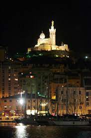 Marseille Nuit Notre Dame De La Garde 4 France Europe France Travel France