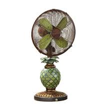 Bayou Breeze Kinard Pinapple 10 Oscillating Table Fan Wayfair Fan Lamp Table Fan Deco Breeze