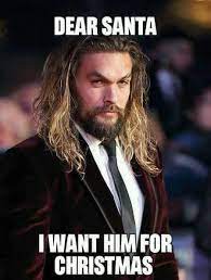 Santa I Have Been A Very Good Girl This Year Jason Momoa Celebrity Memes Good Looking Men