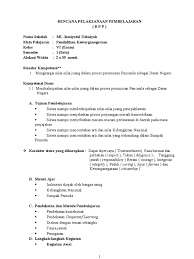 Text of contoh rpp pak sd. Mata Pelajaran Pkn Sd Kelas 6