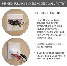 How to make an oversize switch plate cover? White On Q Legrand On Q Wp9002wh Double Gang Hinged Bullnose Wall Plate Electrical Wall Plates Accessories Adios Co Il